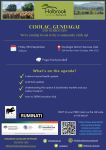Coolac-Gundagai Community Catch Up flyer