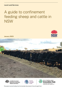 A guide to confinement feeding sheep and cattle in NSW