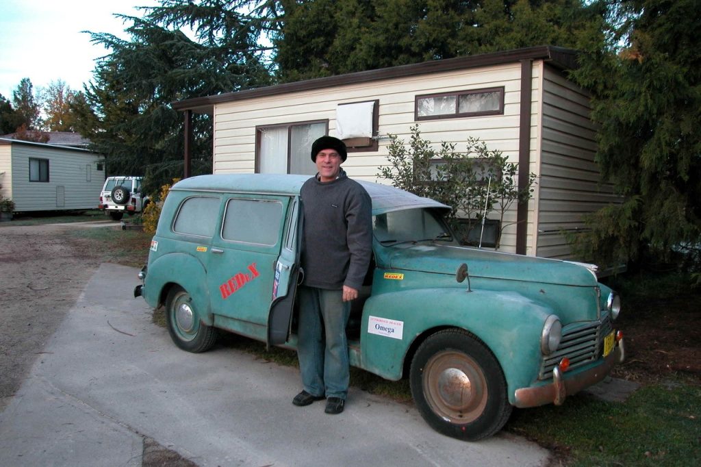 Tony Nott and his beloved Peugeot 203